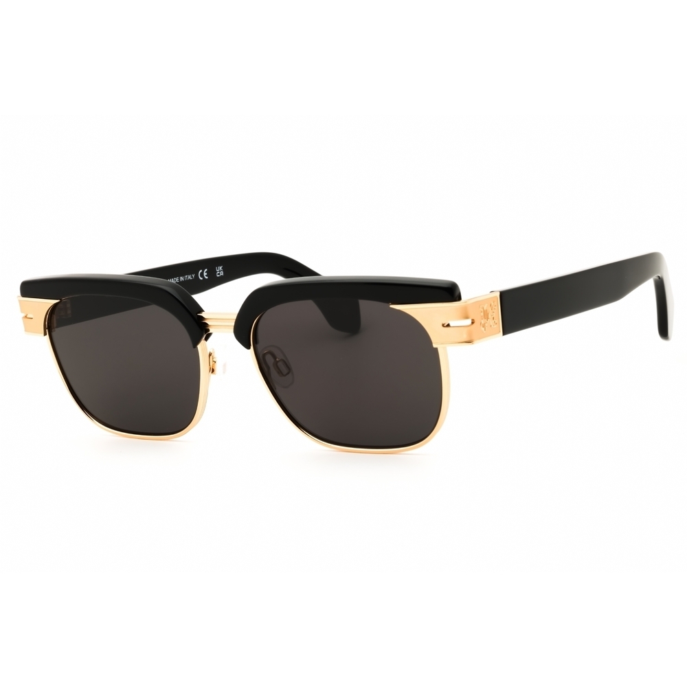 Palm Angels FORTUNA Sunglasses 1007 glossy black acetate Rectangular